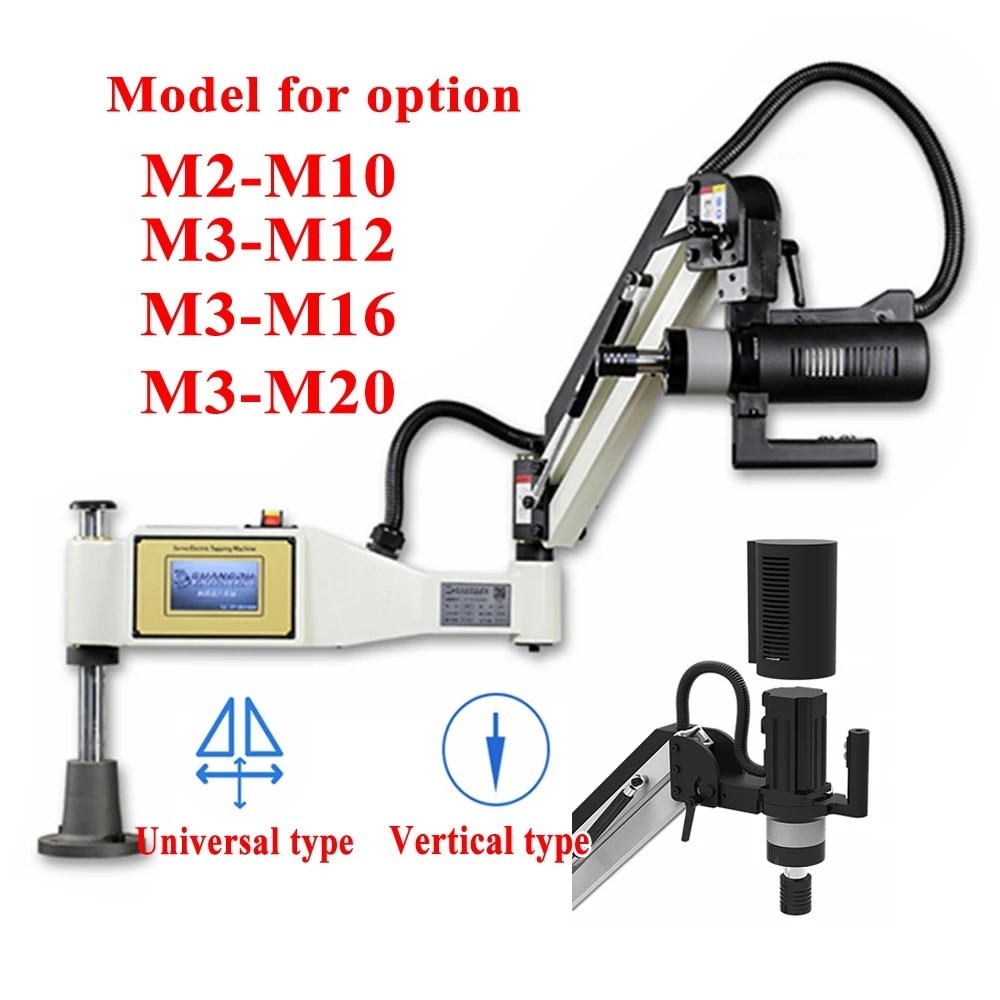 CE 220V CNC M3-M20 Universal Vertical Type Electric Tapping Machine ...