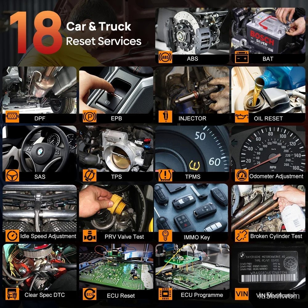 NEXPEAK K3 OBD2 Scanner Heavy Duty Car Diagnosis for Both Passenger Car