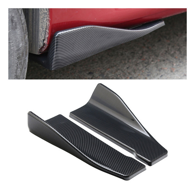 Pair Silver Flexible 1 Arch Body Extension Wide Fender Flares Lip For