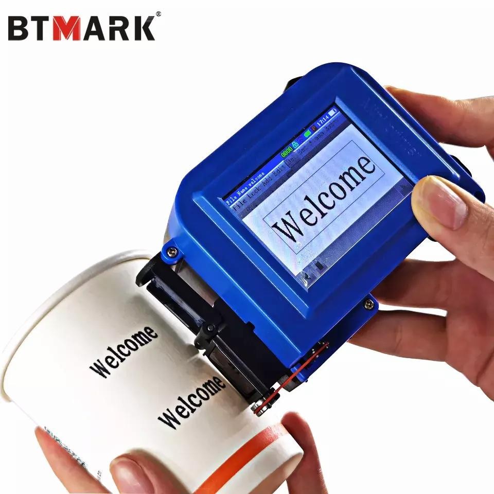 BTMARK mini thermal inkjet printer smart handheld mini printer to print ...