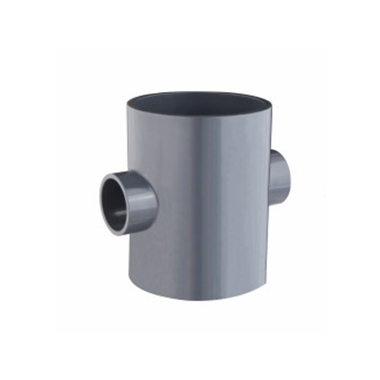 DIN PN16 Plastic UPVC PVC Pipe Fitting Reducer Cross Tee Joint | Shopee ...