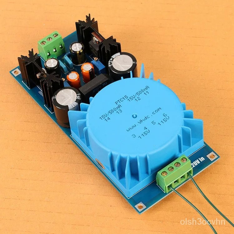 LM317 / lm337 transformer output adjustable regulator circuit board kit ...