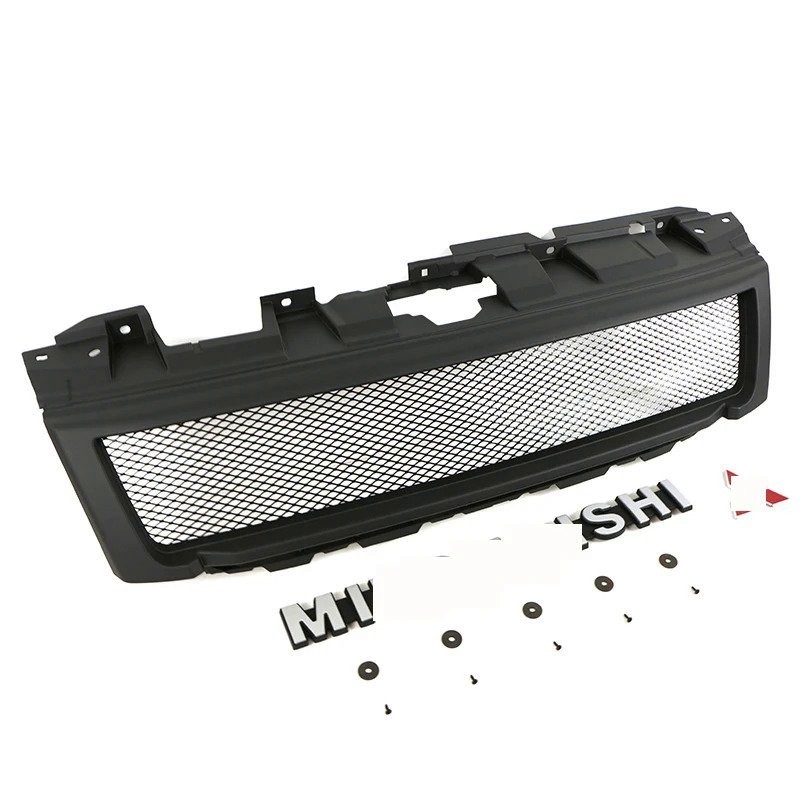 Auto Parts Modified ABS Black Car Front Grille Fit For MONTERO PAJERO