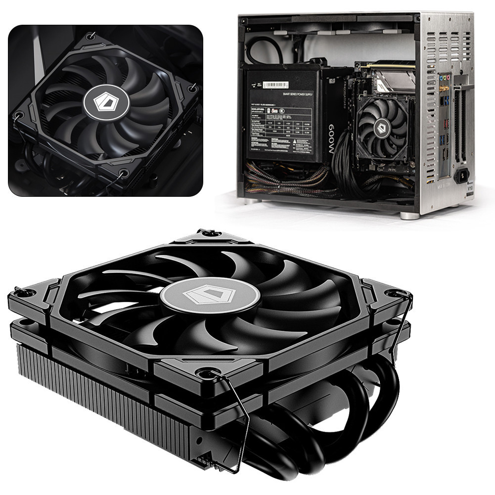 ♠ID-Cooling IS-40X V3 CPU Cooler Height Super Slim CPU Radiator 4 ...
