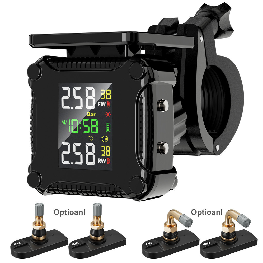 Solar TPMS 87psi Internal sensor built in Panasonic battery wireless ...