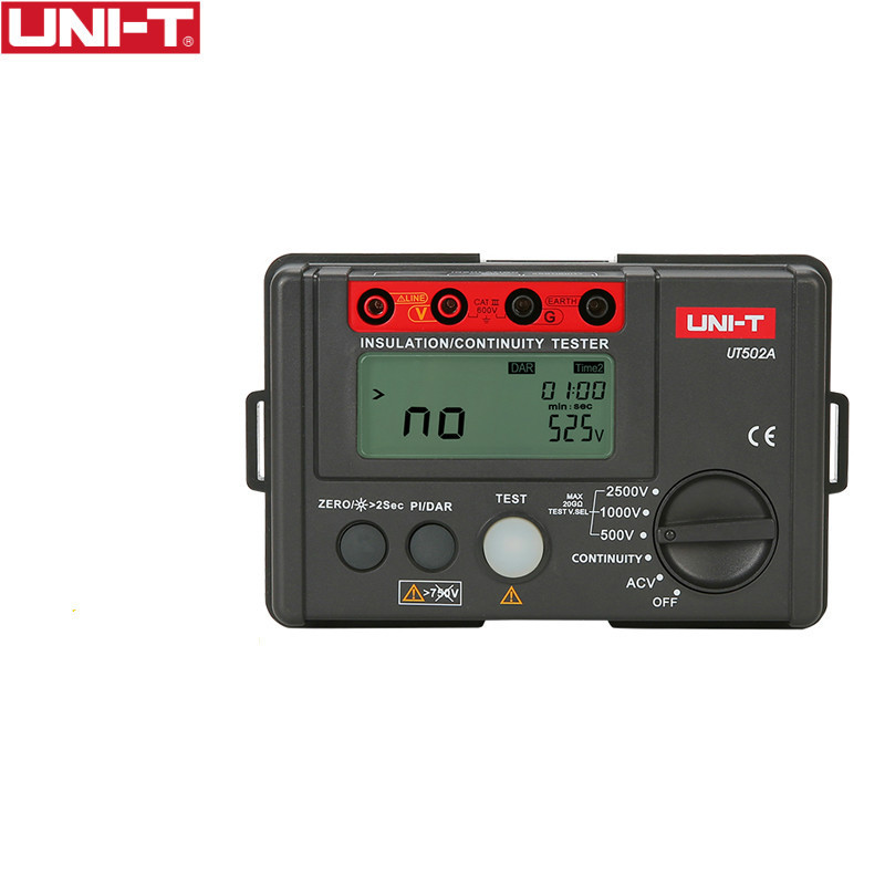UNI-T UT502A 2500V Digital Insulation Resistance Meter Tester ohmmeter ...
