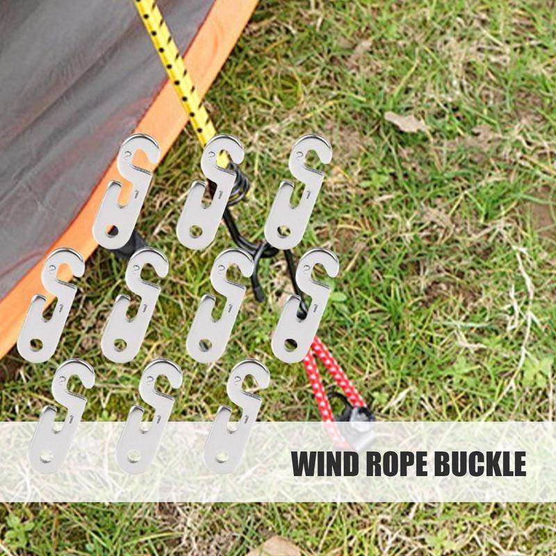 Aluminum Alloy Rope Tensioner 10PCS Tent Rope Adjusters Paracord ...