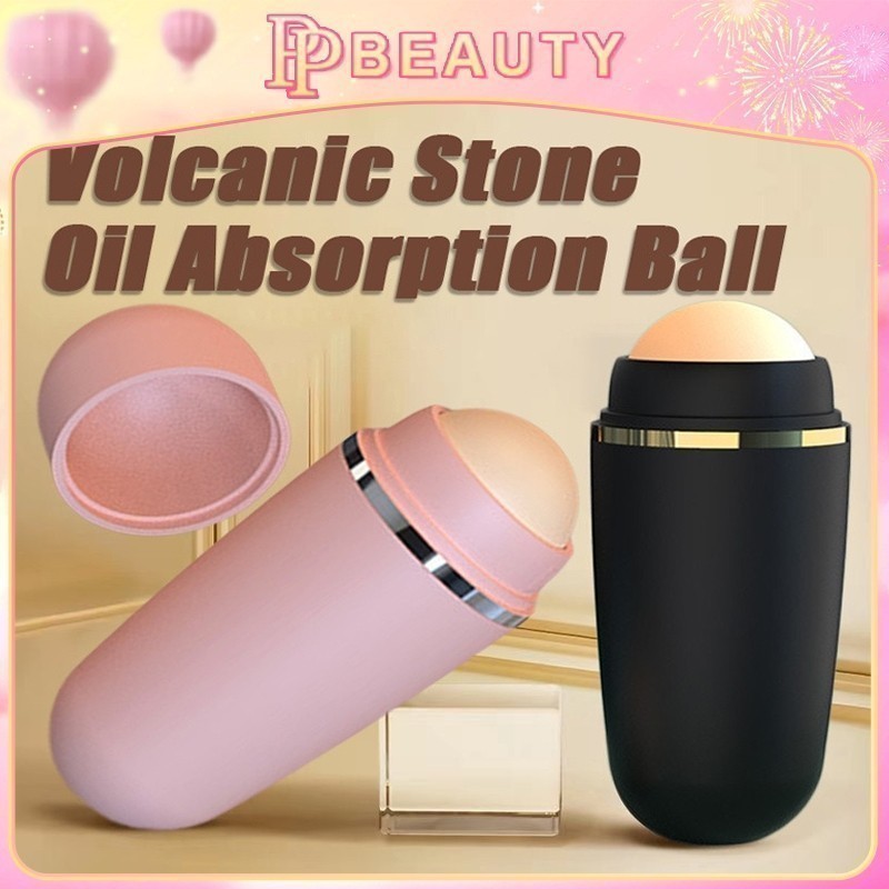 Face Oil Absorbing Roller Natural Volcanic Stone Oil Absorber Tzone