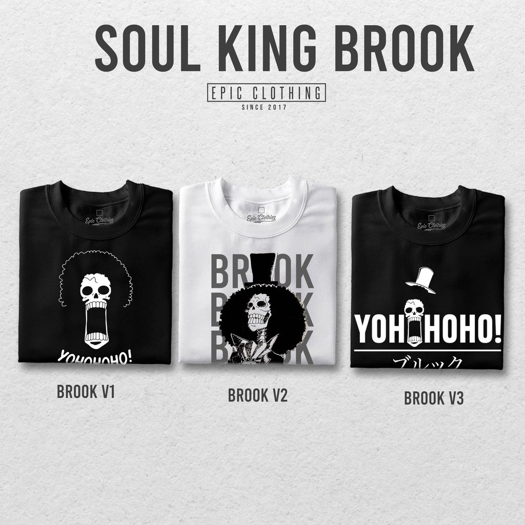 Epic clothing 2017 - ONEPIECE - BROOK COLLECTION(Anime)(Unisex)(Cotton ...