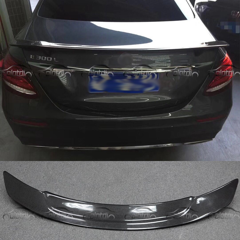 ♣Carbon Fiber Rear Trunk Lip Boot Spoiler For Mercedes Benz W213 ☻☁ ...