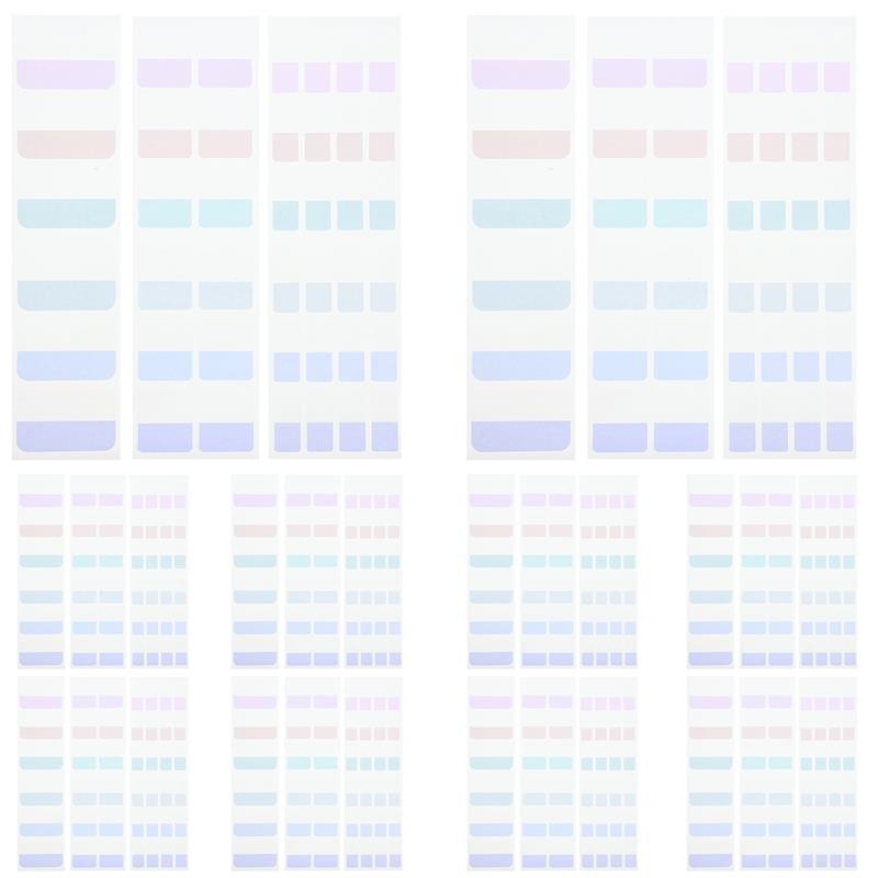 420pcs Adhesive Reading Markers Sticky Reading Strips Adhesive Page ...
