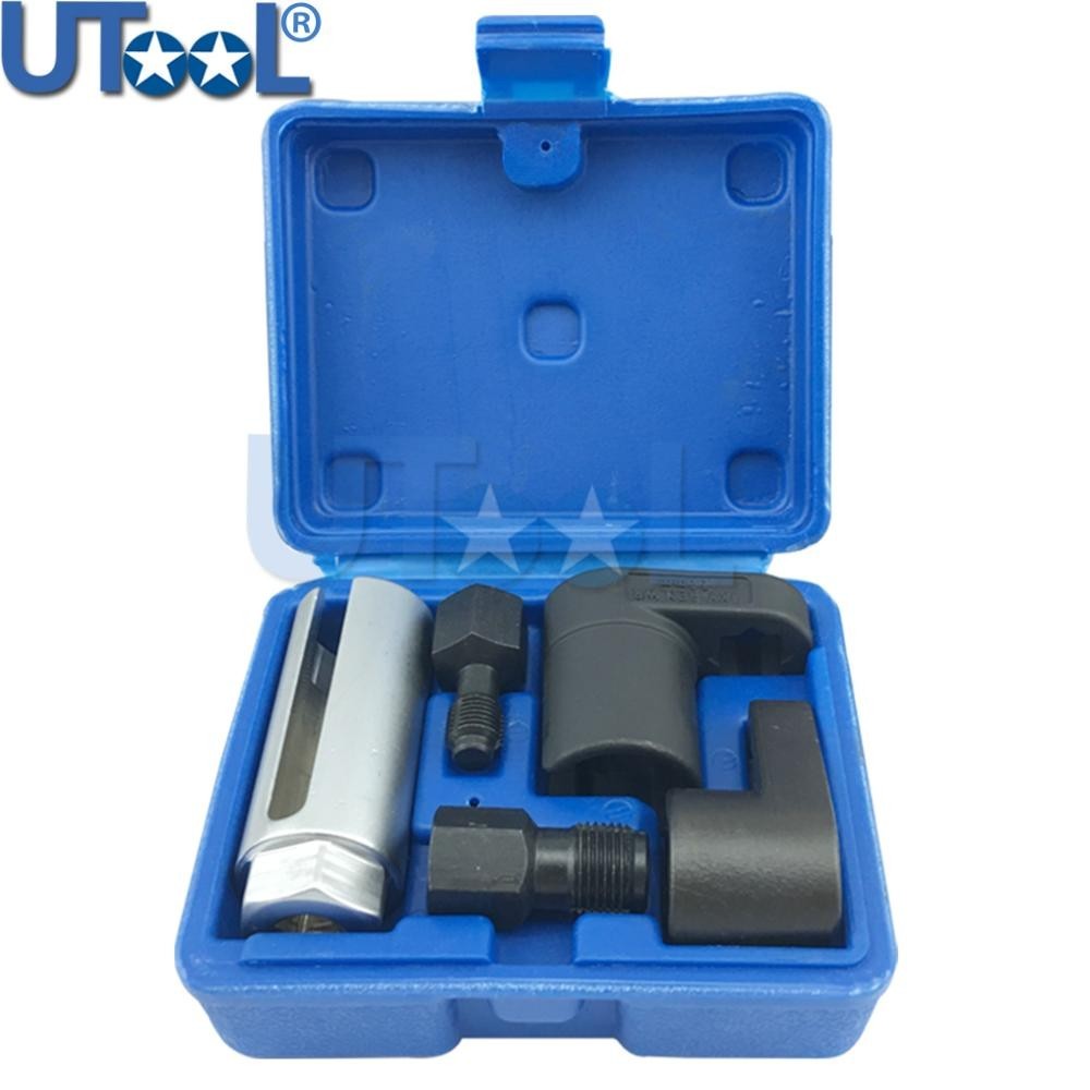 5 PC 22mm Oxygen Vacuum Lambda Sensor Remove Socket Set Kit Thread