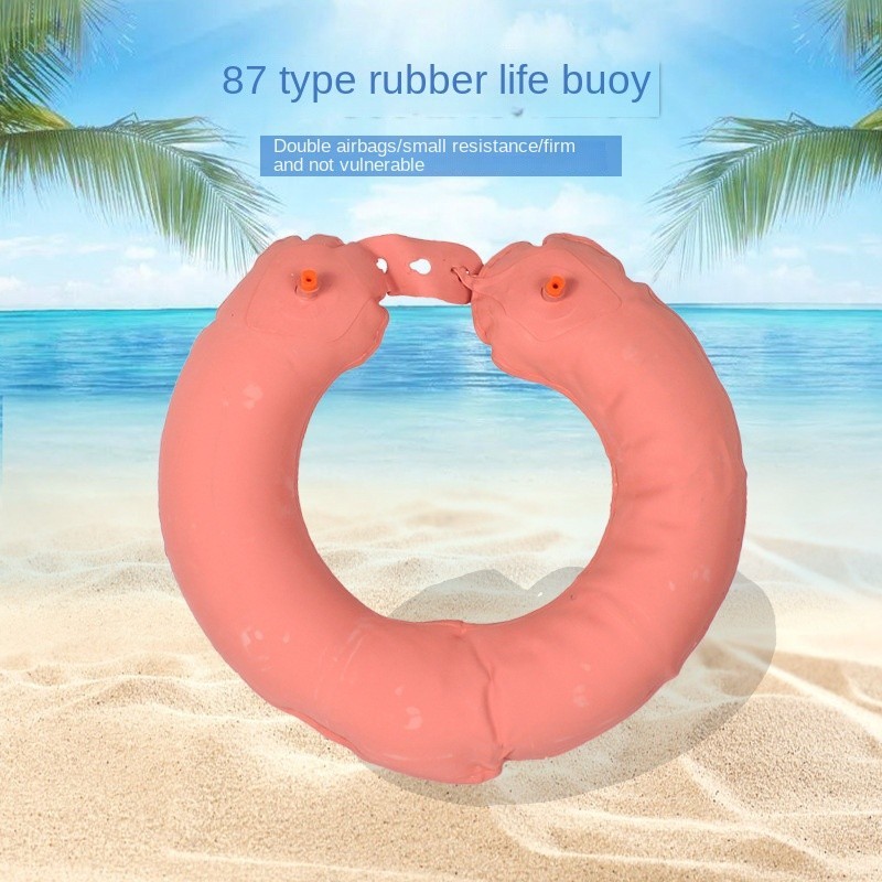 S-Life Buoy Inflatable Swimming Ring Water Sports Swimming Lifeguard ...