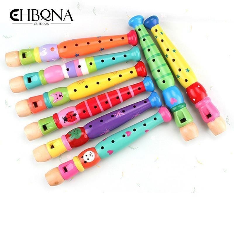 Cartoon Short Flute Sound Kid Woodwind Musical Instrument Type 6-Holes ...