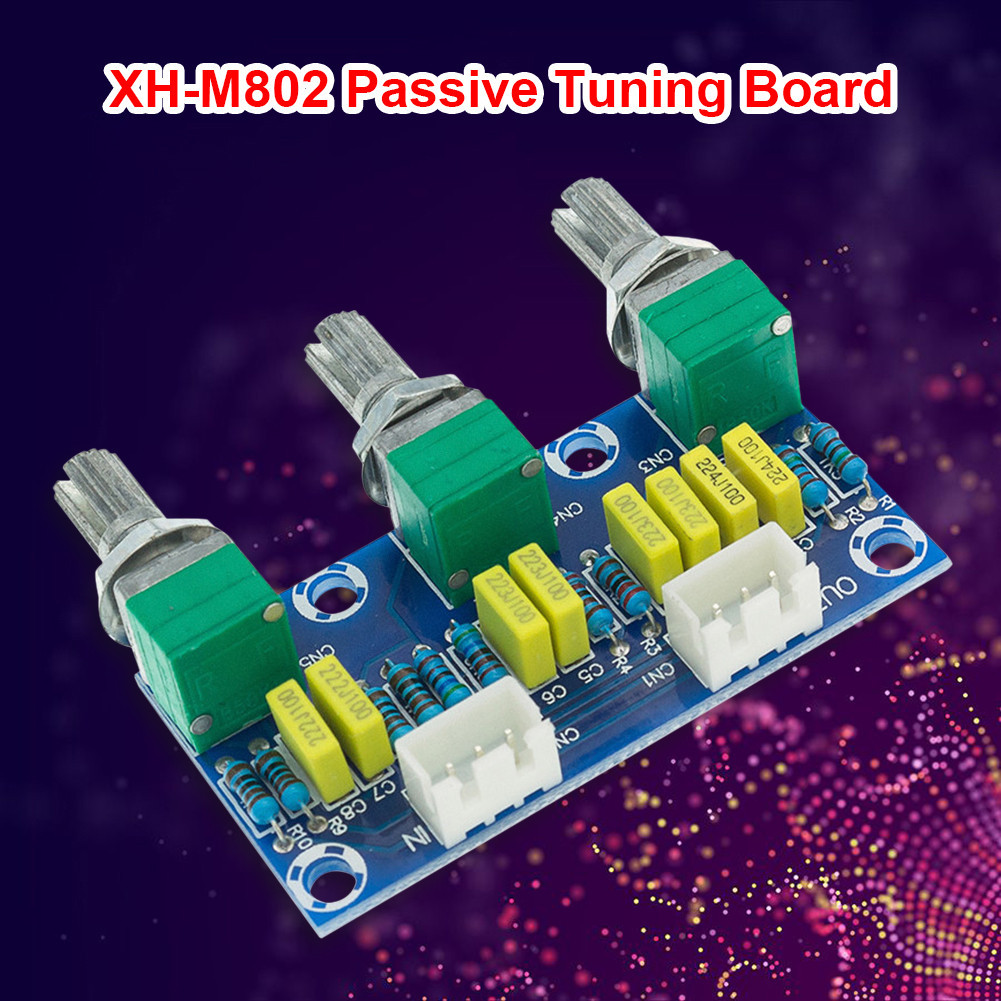 Xh M Passive Hifi Preamp Module Tone Board With Treble Bass Volume Control Shopee