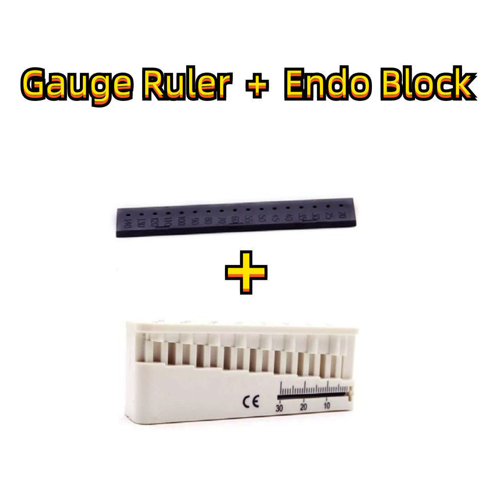 ⚔Dental Instruments Endo Rulers For Gutta Percha Measuring Endo Block ...