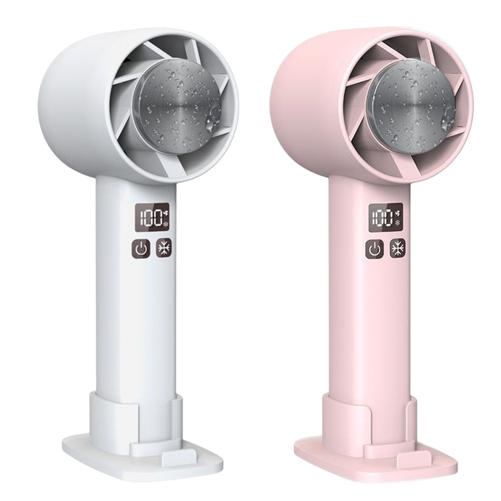 USB Desktop Fan 3-speed Wind Digital Display Semiconductor Cooler Fans ...