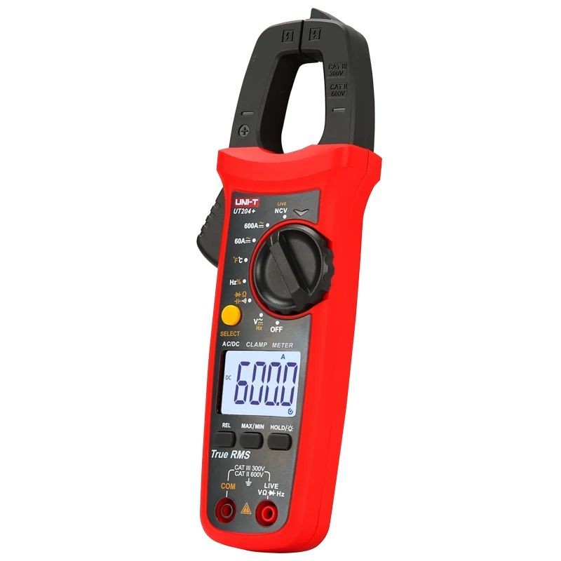 ♦UNI-T UT204 Plus Clamp Ammeters Auto Range Voltmeter Resistance Tester ...