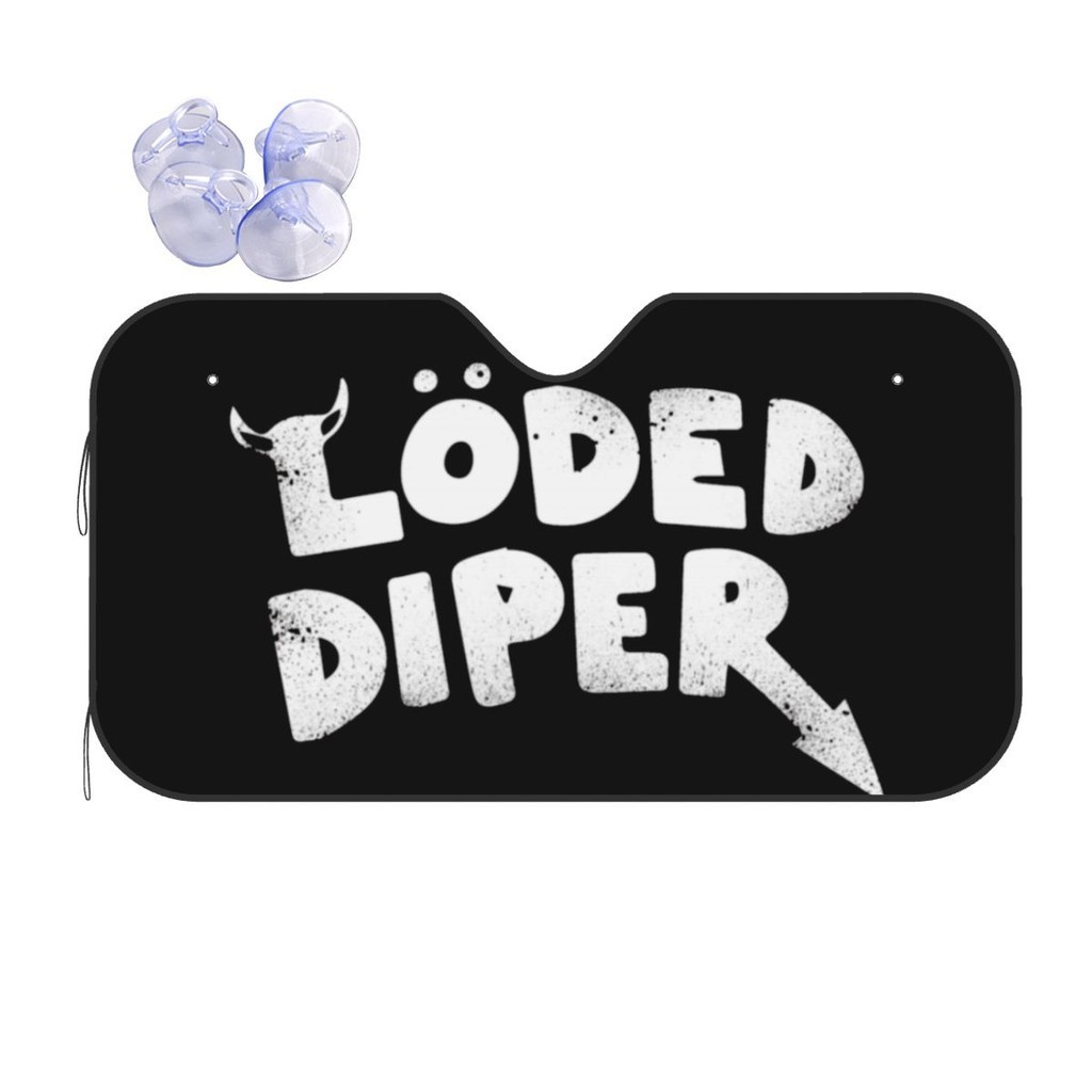 -Loded Diper Logo Windshield Sunshade Diary of a Wimpy Kid Funny Cover ...