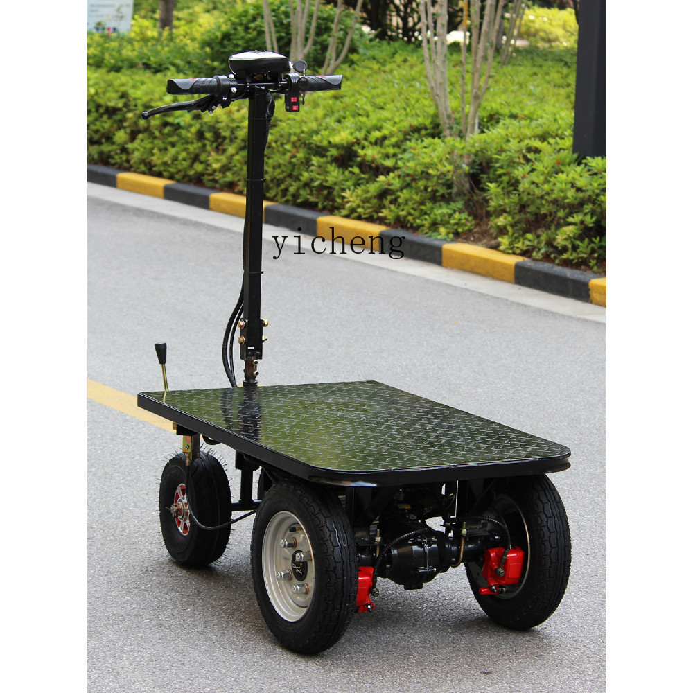 Inverted Donkey Electric Flat Truck Truck Warehouse Cargo Turnover ...