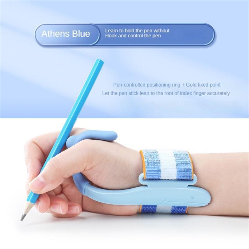 Pen Corrector Comfortable To Use Non-slip Blue Ergonomic Pen Grip Aid ...