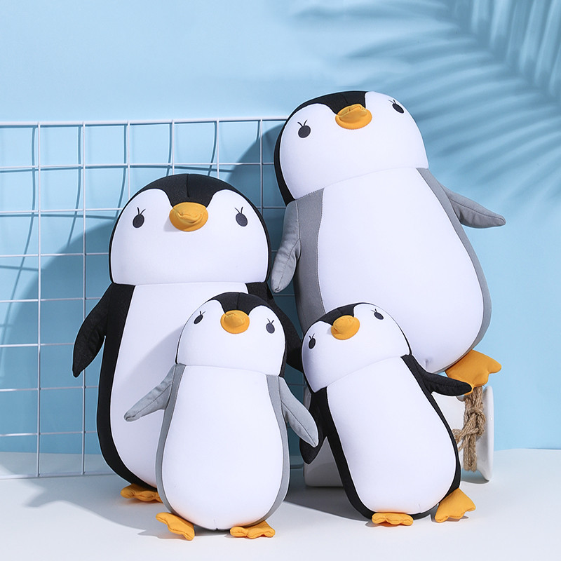 Custom Design Lovely Penguin Type 2 in 1 Microbeads Animal Neck pillow