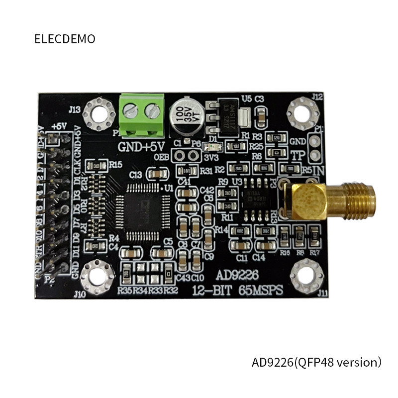 AD9226 module highspeed ADC 65M sampling data acquisition analogto