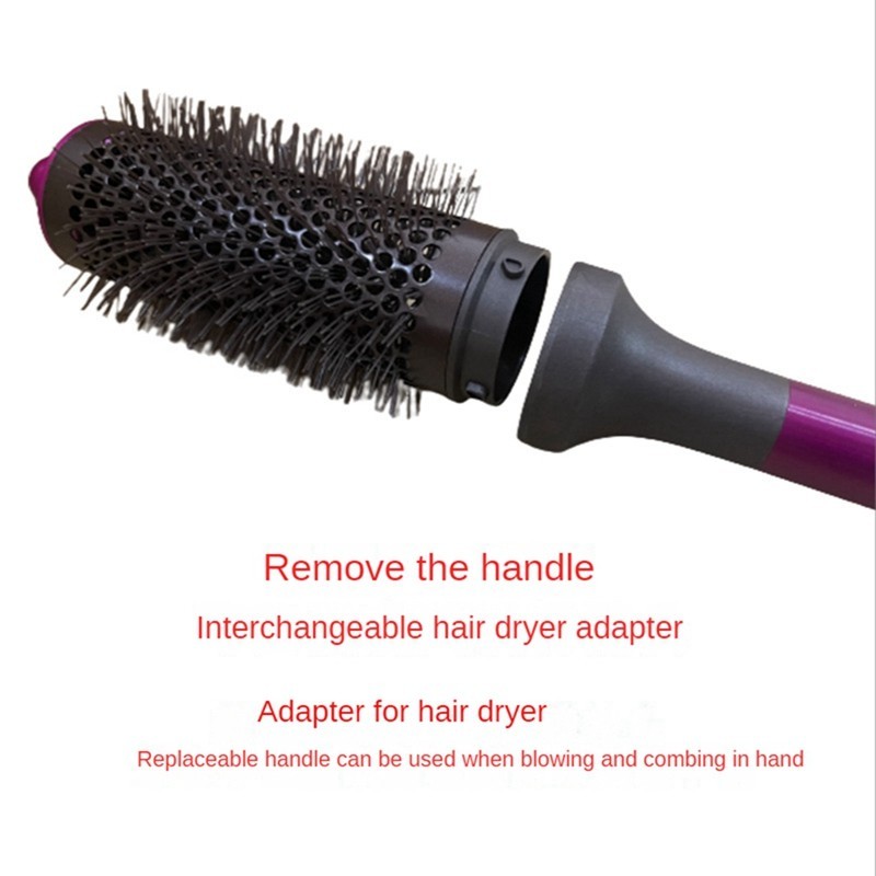 ★Cylinder Comb Cylinder Comb Detachable Handle Salon Styling Tool For ...