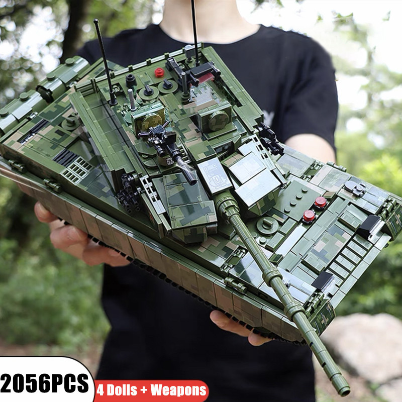 Military RC 99A Main Battle Tank Building Blocks M1A2 Leopard 2 Tank ...