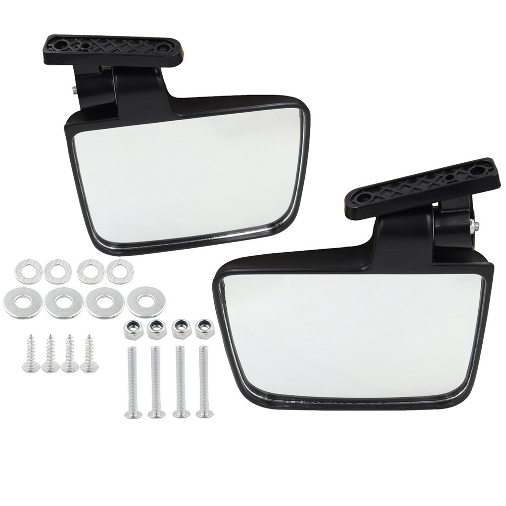 Convex Golf Cart Mirror Flexible Adjustment Reversing Mirror Side