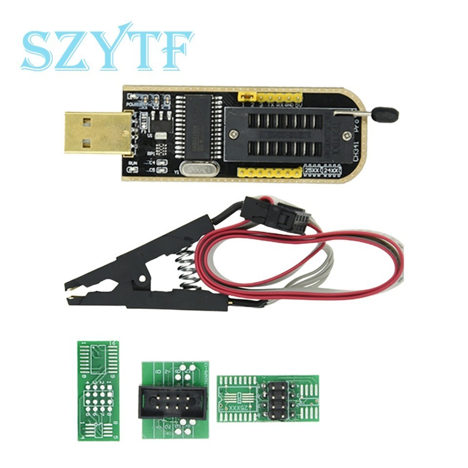 ~1PCS CH341A 24 25 Series EEPROM Flash BIOS USB Programmer Module ...