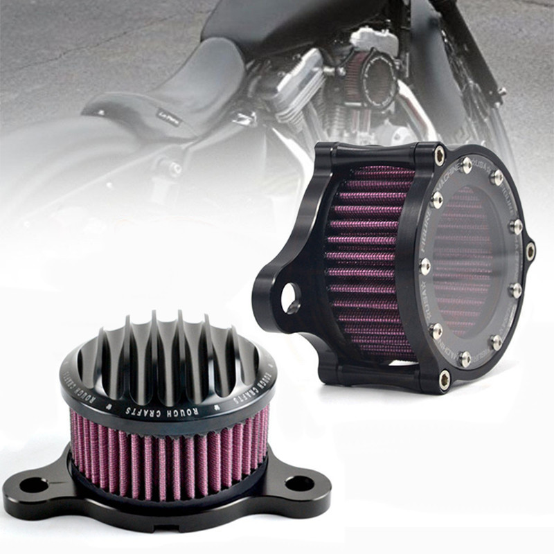 ♦High Flow Air Filter Motorcycle Accesorios for 883 Sportster 1200 48