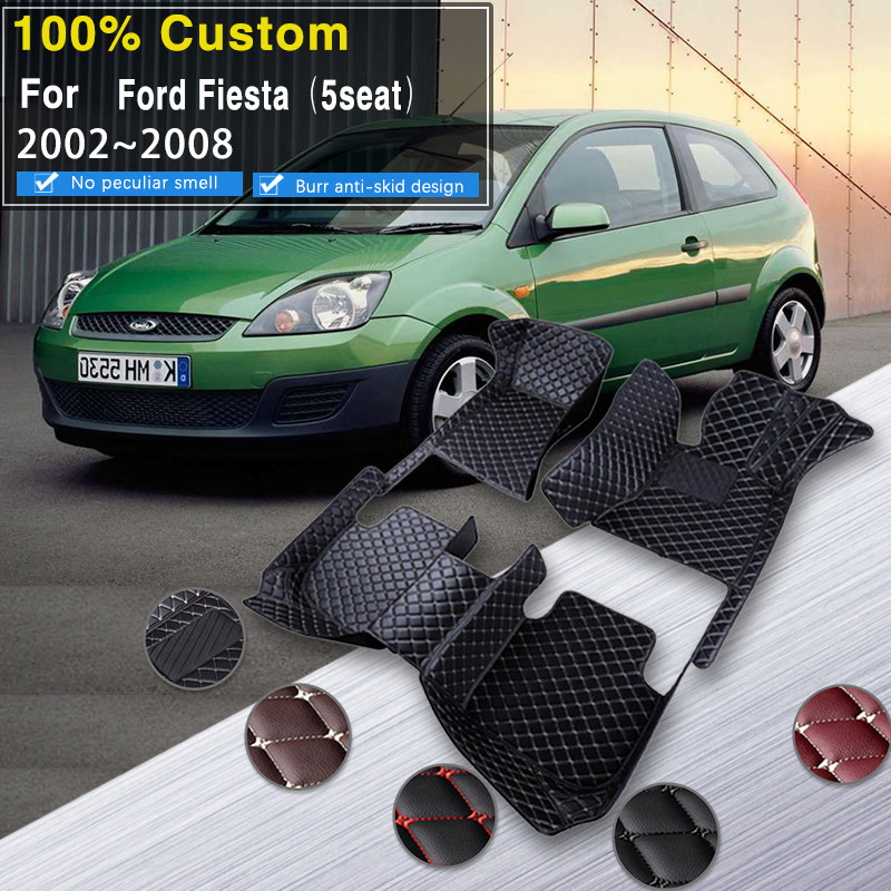 ☂RHD Car Floor Mats For Ford Fiesta Classic Ikon Mark V MK5 5.5 6 2002 ...