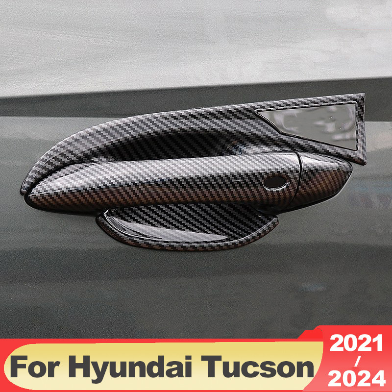 Fits for Hyundai Tucson NX4 2021 2022 2023 Hybrid N Line Car Dashboard Trim Instrument Navigation Trim Frame Cover Accessories (Color : Carbon Fiber
