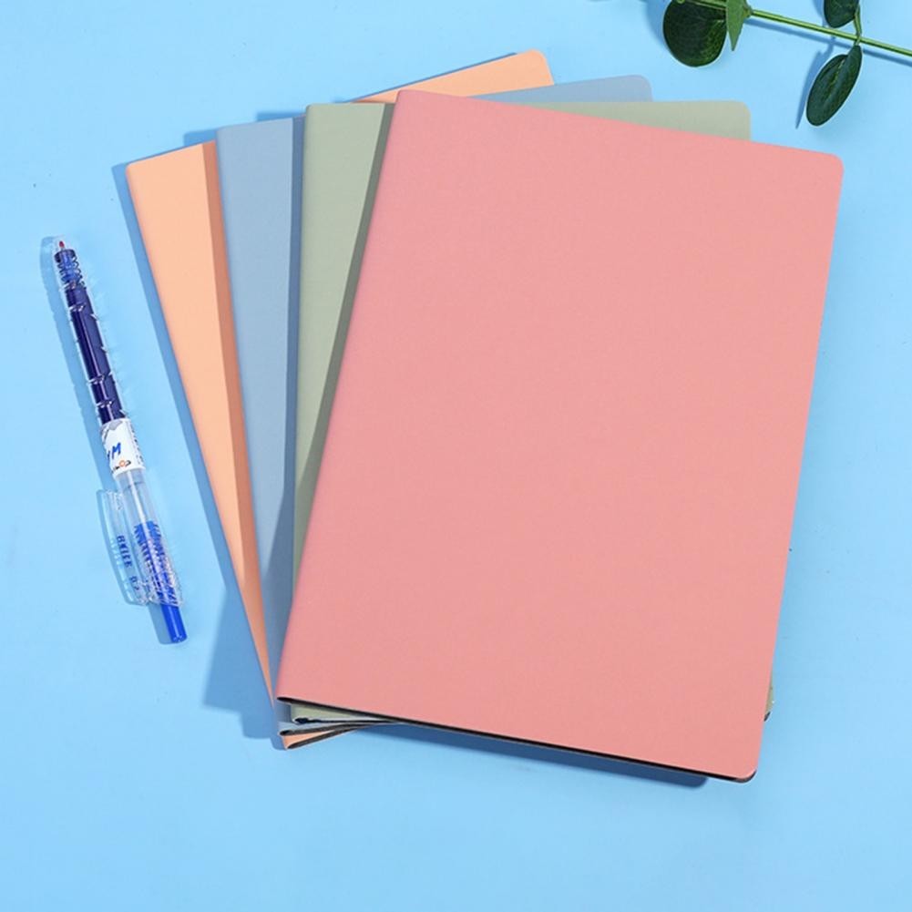 ⋚A5 Notebook Waterproof Faux Leather Cover 112 Pages Thick Ink-proof ...