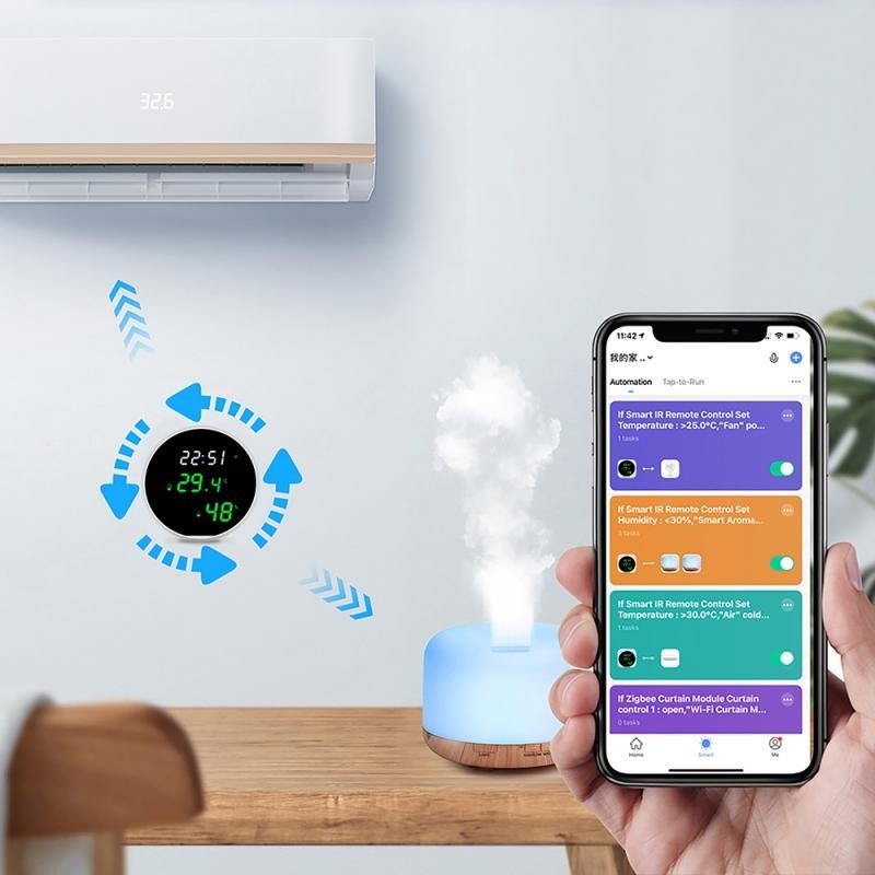 ⚖Smart Weather Station Tuya Alexa Remote Monitoring Working With Alexa ...