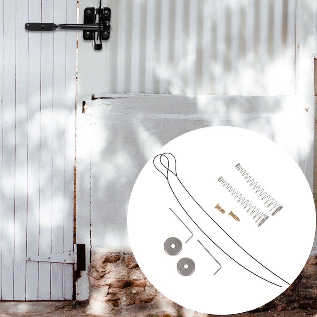 ☼Gate Latch Cable Pull Stainless Steel Gate Opener Adjustable Gate