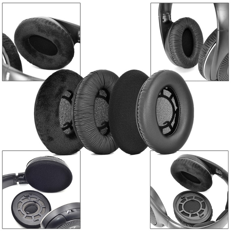 유1 Pair Of Ear Pads Replacement Earpads Cushions For -sennheiser Rs100 