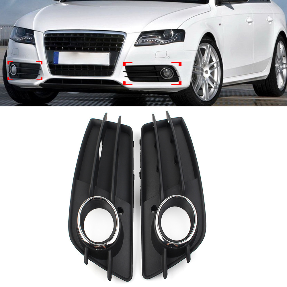 Blende Nebelscheinwerfer Gitter Wabengrill Für Audi A4 B8 2009-2012