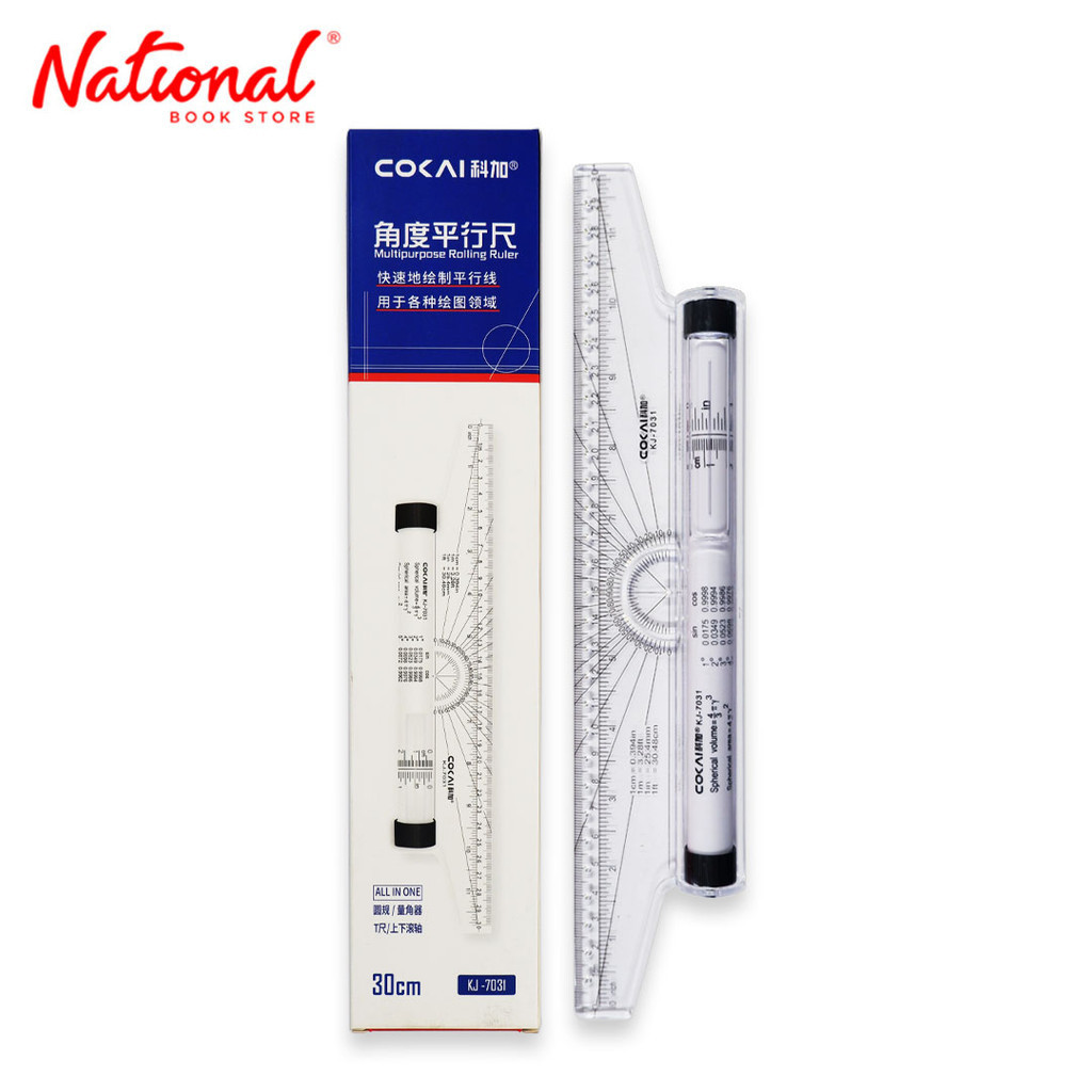 Cokai Parallel Ruler Angle 30cm KJ 7031 - School & Office Supplies ...
