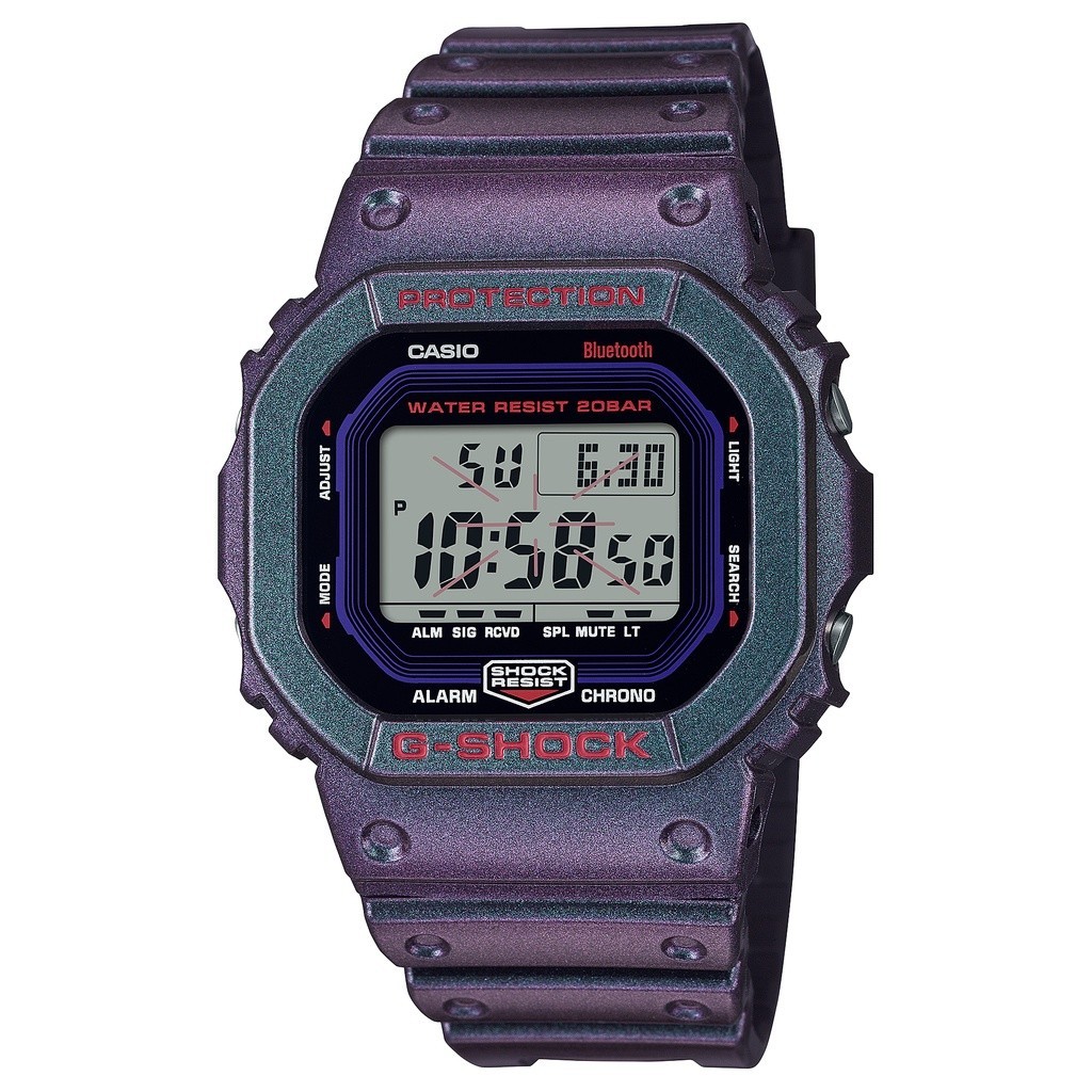 Casio G Shock DW B5600AH 6DR Purple Resin Strap Shock Resistant 200 Meter Digital Watch Shopee Philippines