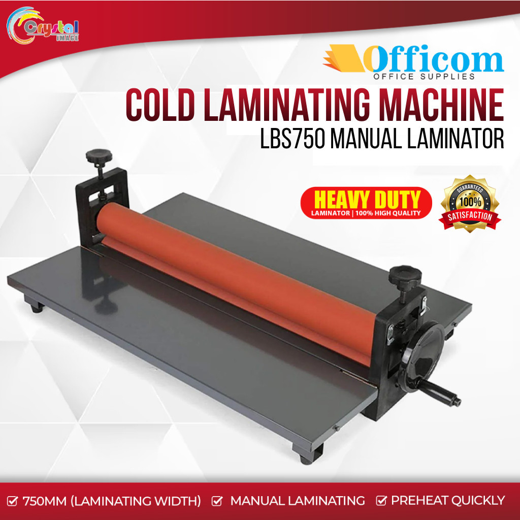 Manual Cold Laminating Machine Lbs750 Heavy Duty Laminator Cold