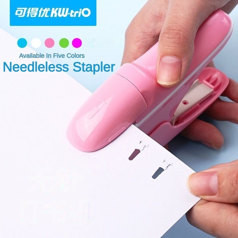 Non-staple Stapler Mini Cute Stapleless Stapler Paper Stapling Stapler ...