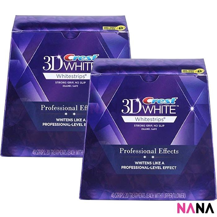 Oral-B Crest 3D White Professional Effects Whitestrips (80 Strips/ 40 ...