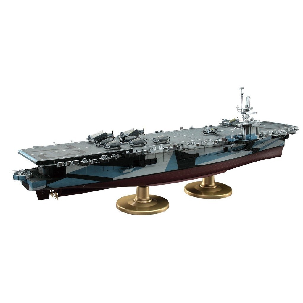 Authentic Hasegawa 1 350 Us Navy Escort Aircraft Carrier Cve-73 Gambier 