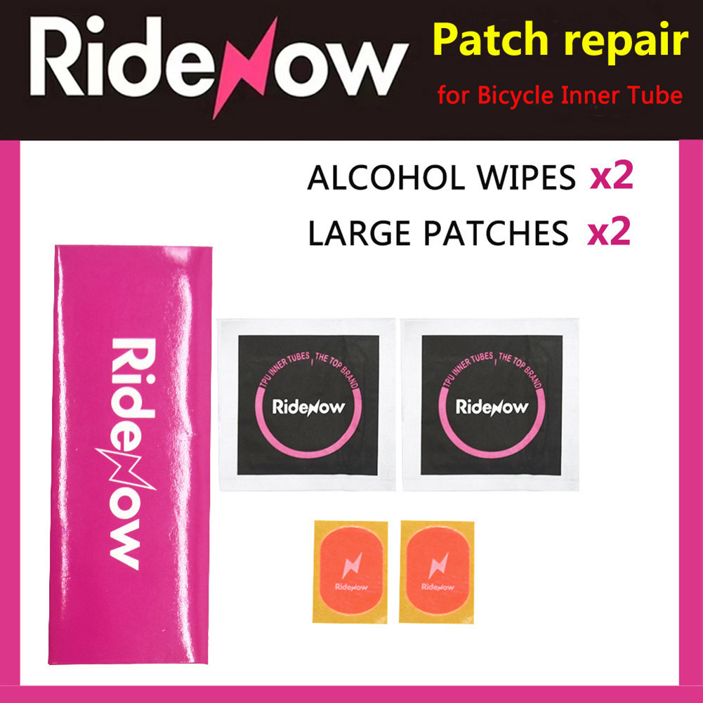 ☪Ridenow Bike Inner Tube TPU Gluefree Patch Kit Patching Tools Repair