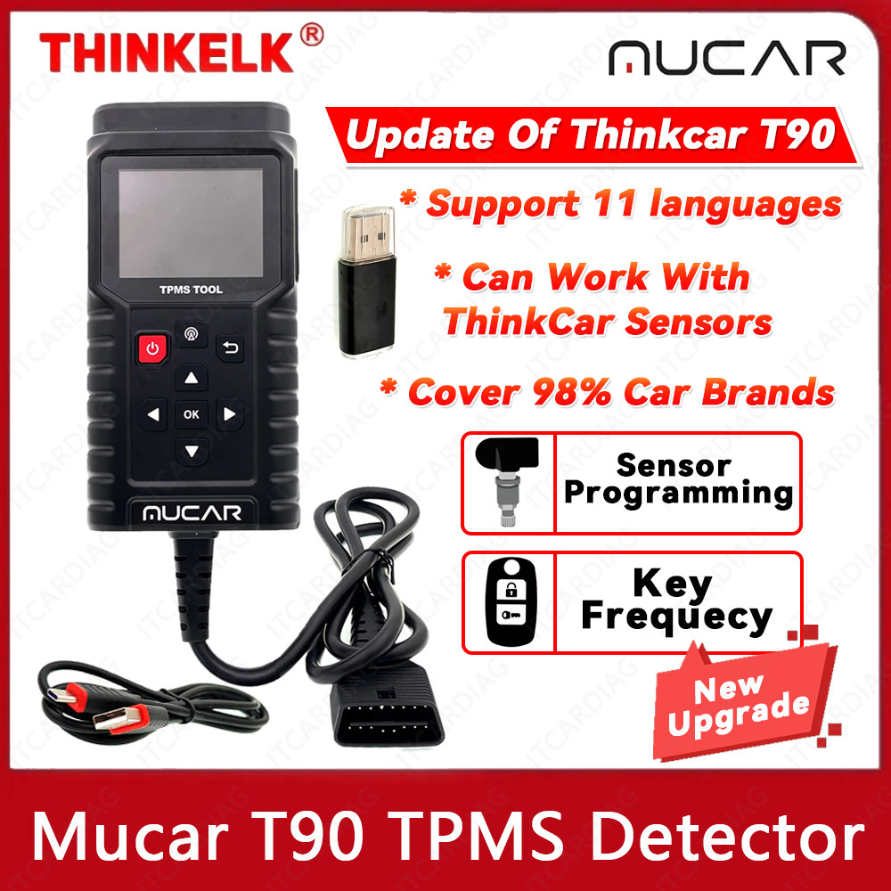 ♡Mucar T90 TPMS TP T-90 Working Independently OBD Programmer Car Tire ...
