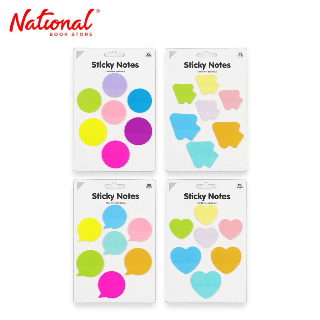 Sticky Notes Dialogue Sticky Notes Set 20 Sheets 7 Designs - School ...