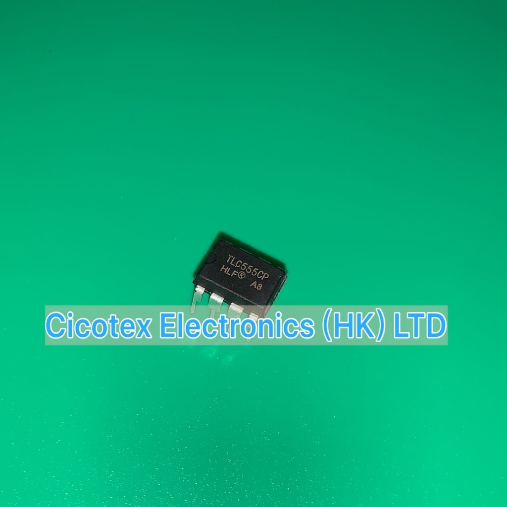 10pcs/lot TLC555CP DIP8 TLC555 CP IC OSC SINGLE TIMER 2.1MHZ 8-DIP ...