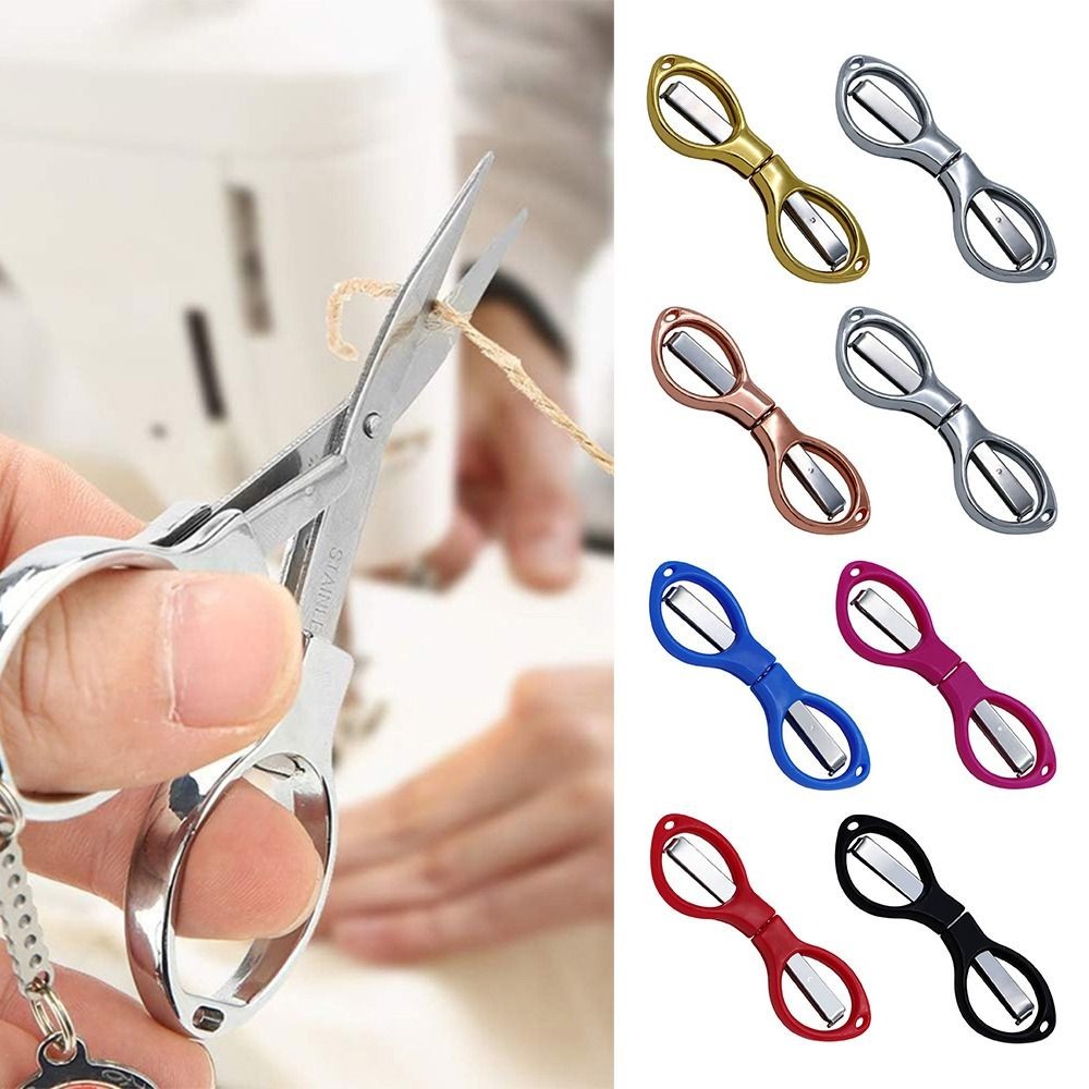 ☝Folding Folding Scissors Hand Tool Portable Needlework Scissors ...